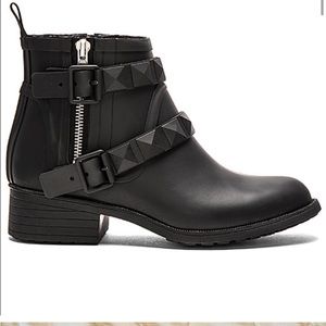 Rebecca Minkoff Black Ankle Rubber Quincy Rainboot - Size 9
